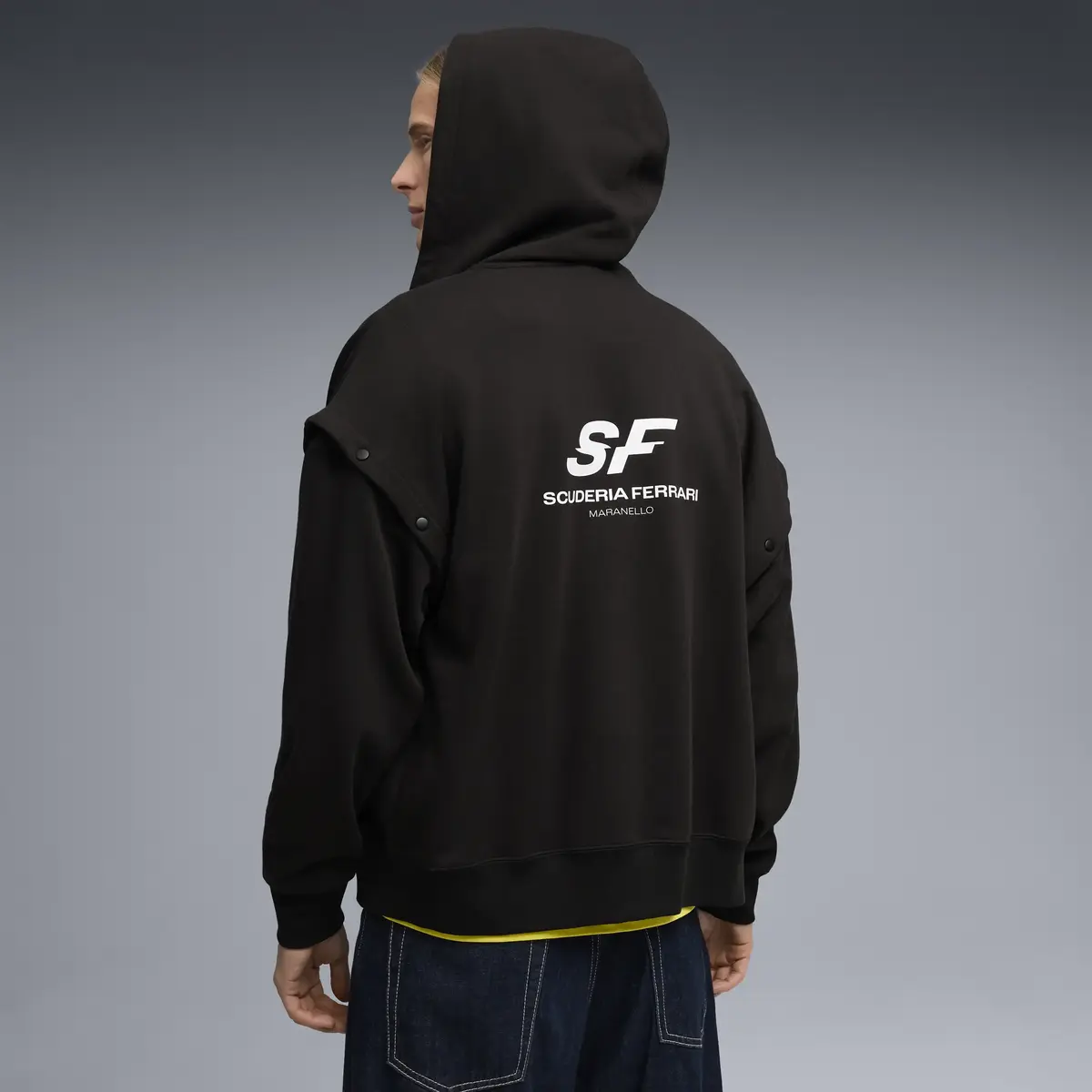 PUMA Ferrari Premium O HD Swt JKT Siyah Erkek Hoodie