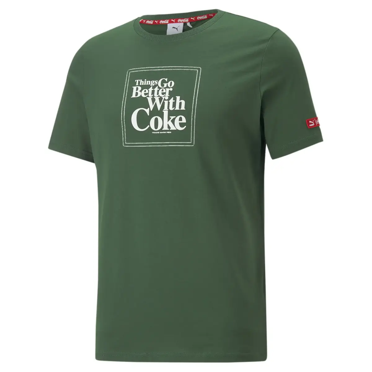 PUMA X COCA COLA Graphic Tee Yeşil Erkek T-Shirt