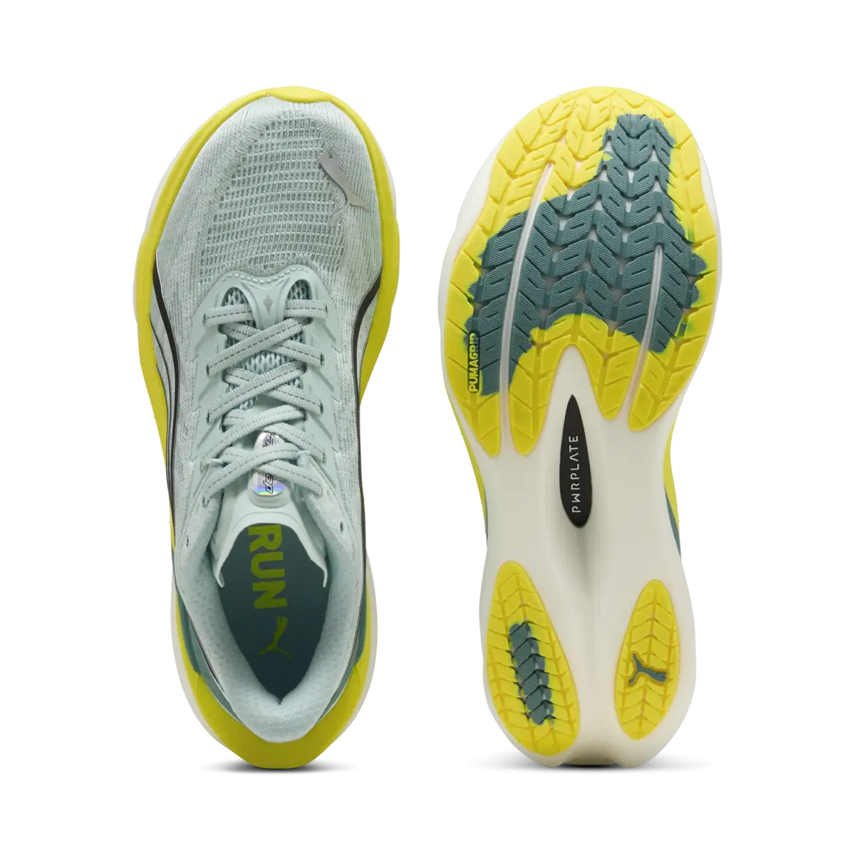 PUMA Deviate NITRO 4 Wns Mavi Kadın Yürüyüş ve Koşu Ayakkabısı