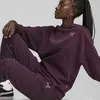 Puma BETTER ESSENTIALS Crew Bordo Kadın Sweatshirt