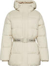 Calvin Klein BELTED MIDWEIGHT PUFFER Kahverengi Kadın Mont Calvin Klein BELTED MIDWEIGHT PUFFER Kahverengi Kadın Mont