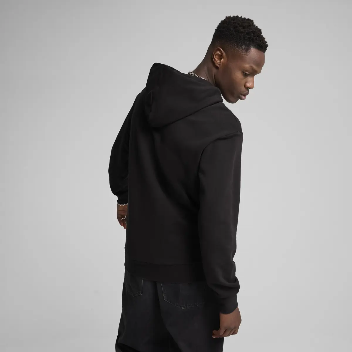 PUMA WARDROBE ESS Graphic Hoodie Siyah Erkek Hoodie