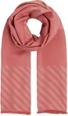 Tommy Hilfiger TH OUTLINE SCARF MIC Kadın Pembe Atkı