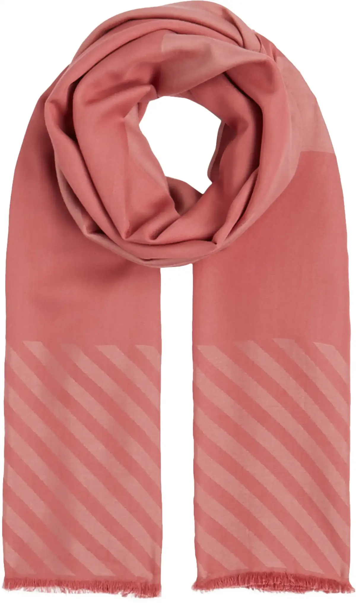 Tommy Hilfiger TH OUTLINE SCARF MIC Kadın Pembe Atkı