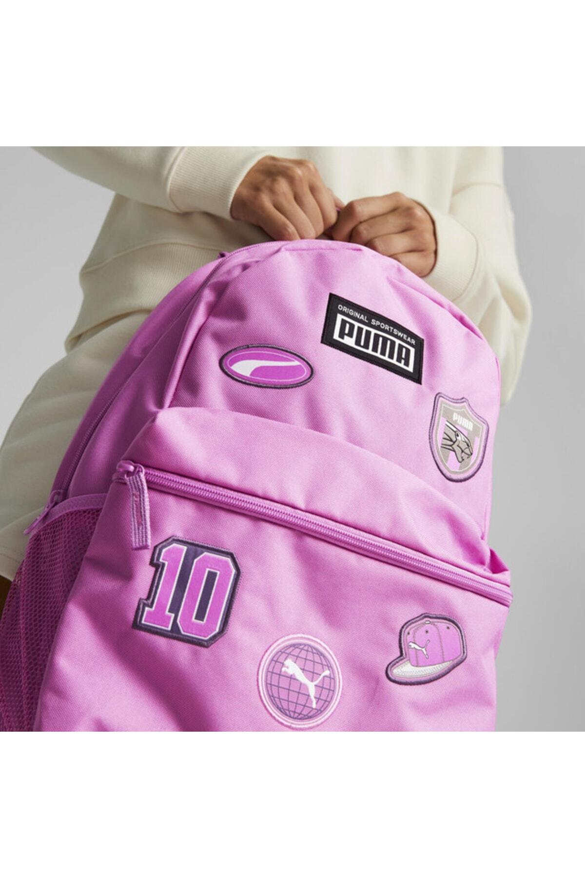 Puma Patch Pembe Kadın Armalı Sırt Çantası