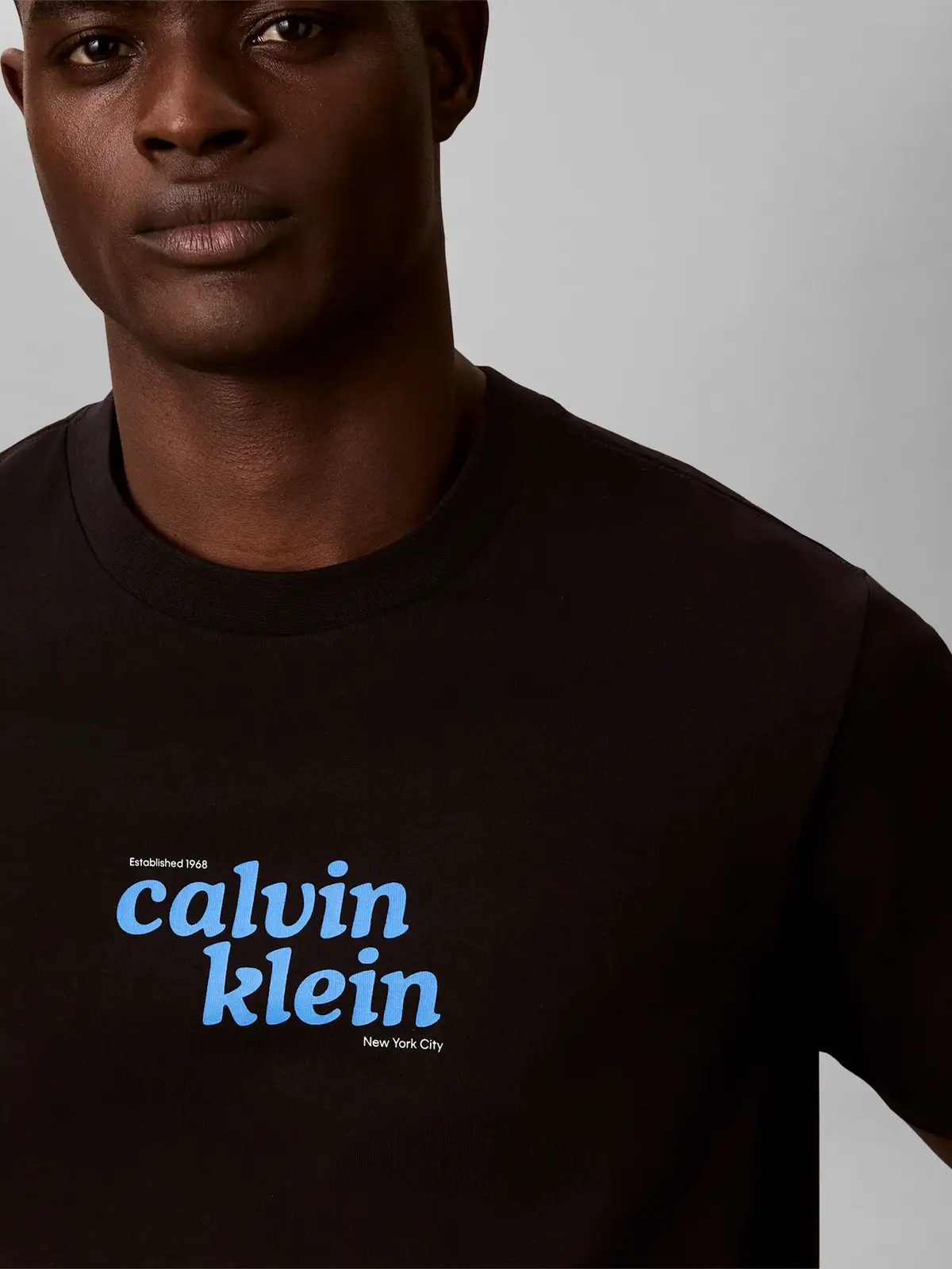 Calvin Klein SS 20S CALVINKLEIN T, UB1 Siyah Erkek T-Shirt