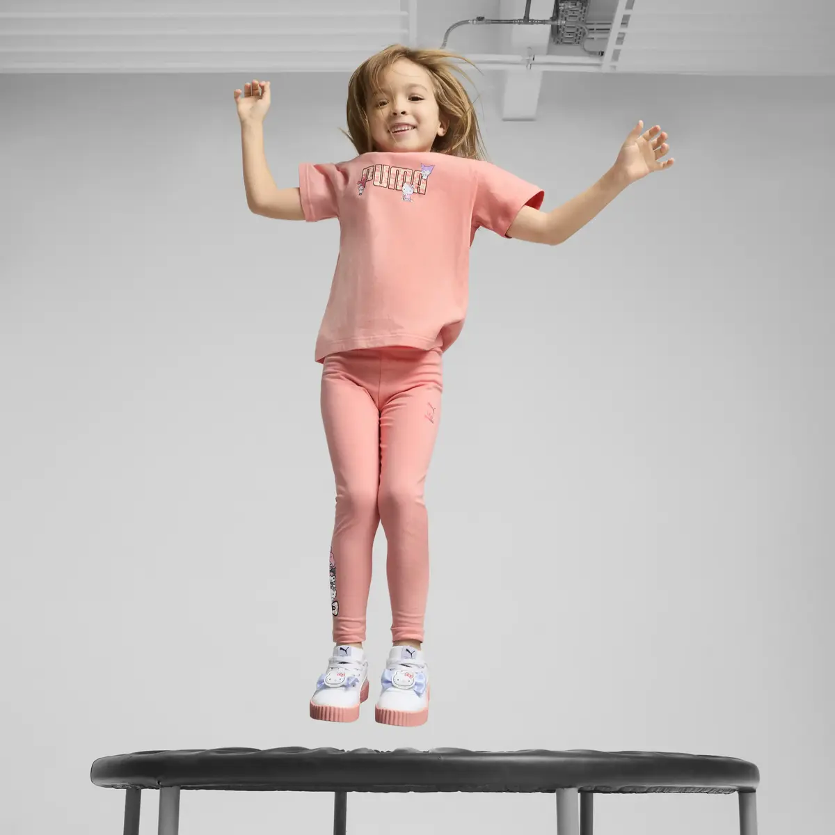 Puma X HK&FR Graphic Tee Pembe Kız Çocuk T-Shirt & Polo