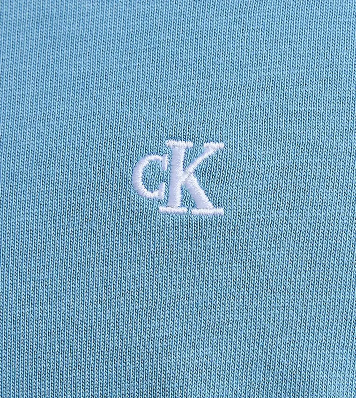 Calvin Klein SS SMOOTH CTTN SOLID CREWNK TEE Mavi Erkek Tişört