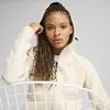 PUMA EVOSTRIPE Full-Zip Hoodie Bej Kadın Fermuarlı Ceket