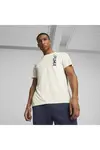 Puma Fit Poly Logo Tee Kırık Beyaz Erkek T-Shirt