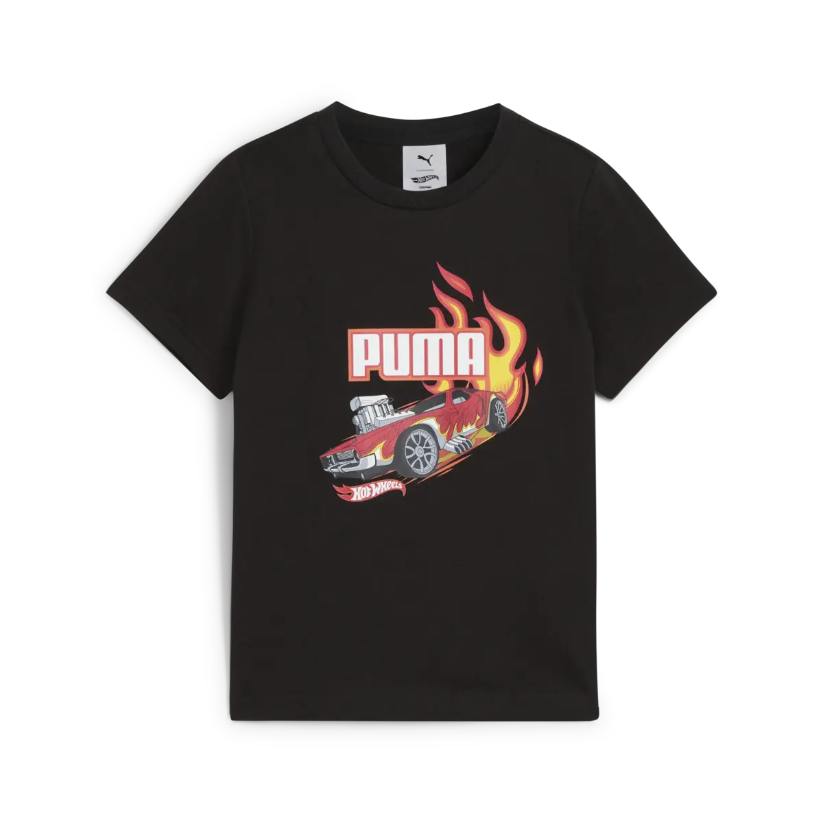 Puma X HOT WHEELS Tee Siyah Erkek T-Shirt & Polo