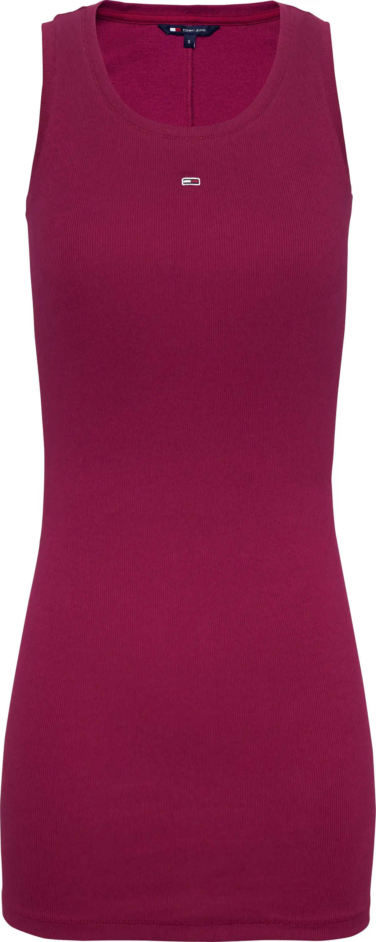 Tommy Hilfiger TJW ESSENTIAL RIB BO, XIP Pembe Kadın Elbise-Etek