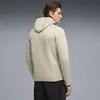 PUMA EVOSTRIPE FZ Hoodie DK Pebble Gray Bej Erkek Sweatshirt