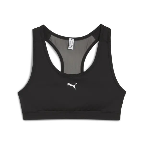 Puma 4KEEPS BRA PADDED SMALL CAT Siyah Kadın Sütyen & Bralet