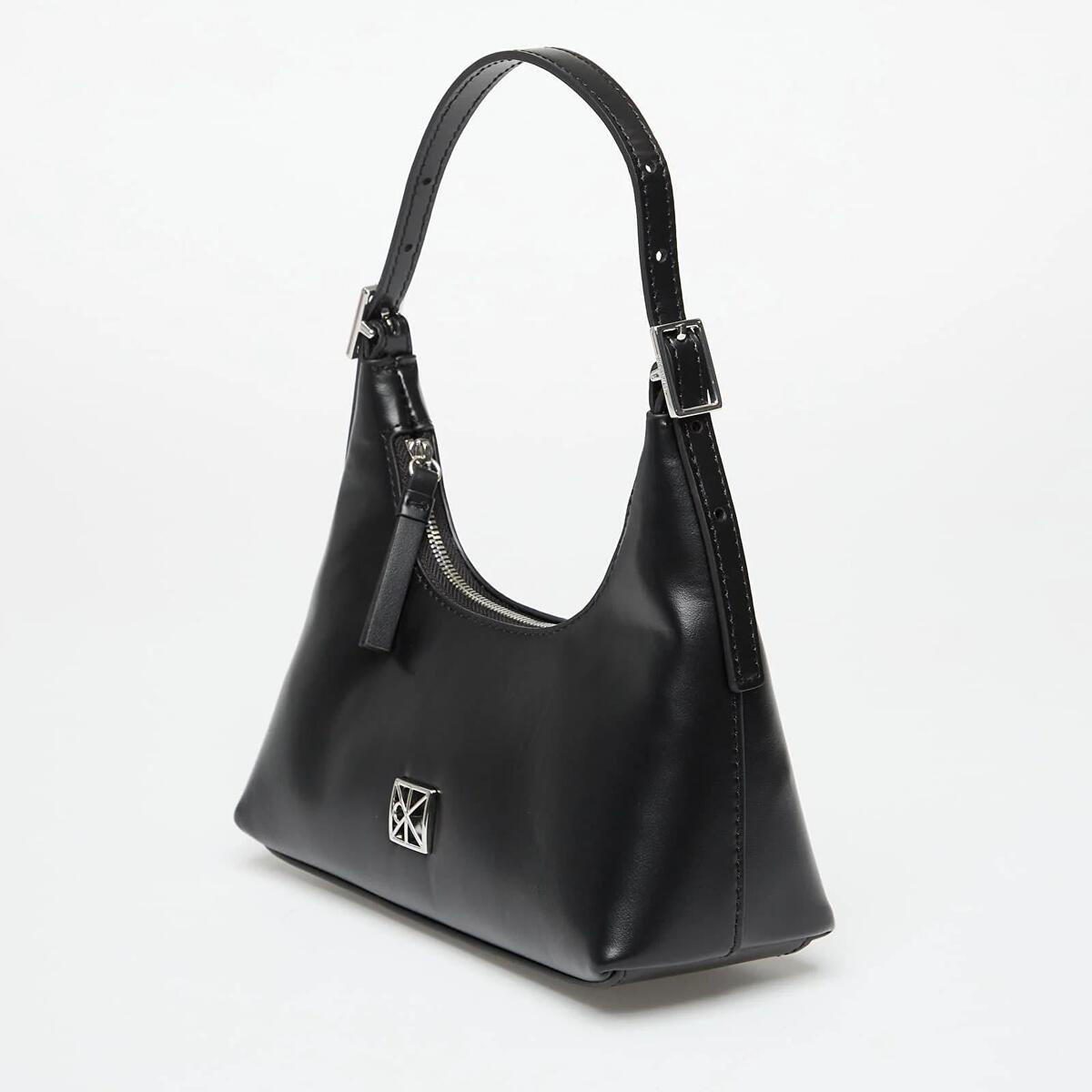 Calvin Klein EMBLEM HW LTHR MINI Siyah Kadın Omuz Çantası