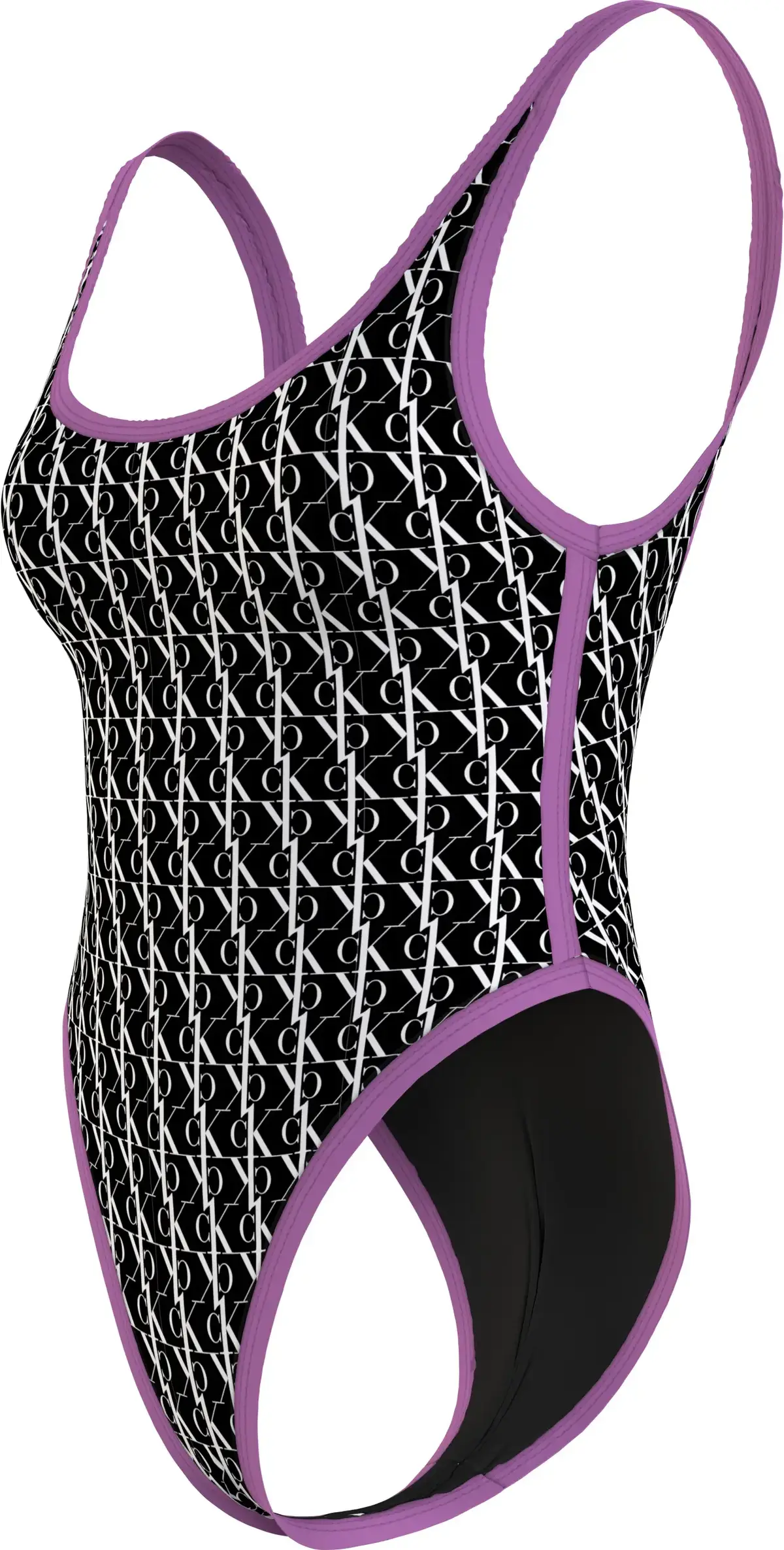 Calvin Klein SCOOP BACK ONE PIECE Kadın Siyah Mayo
