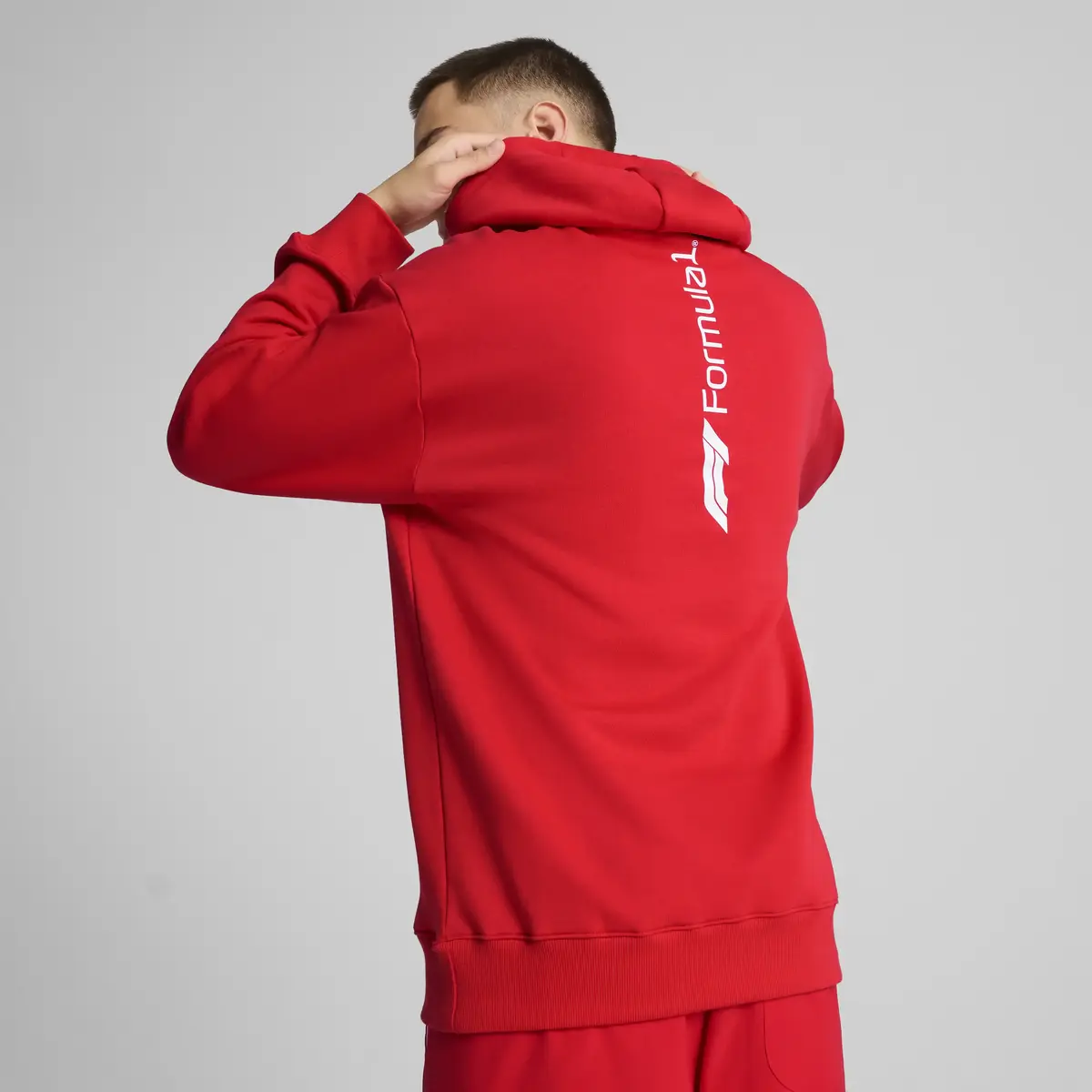 Puma F1 ESS+ Graphic Hoodie Kırmızı Erkek Sweatshirt