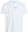 Calvin Klein GEL OVERLAY LOGO T-S, YAF Beyaz Erkek T-Shirt & Polo