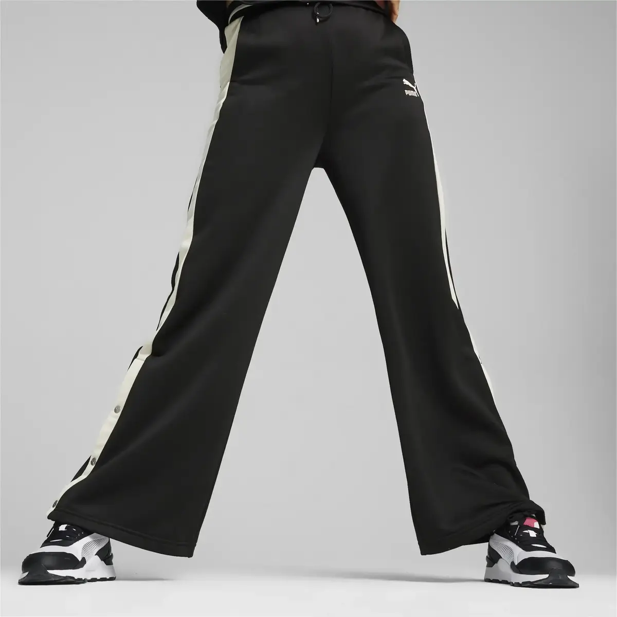 Puma T7 FOR THE FANBASE Relaxed Track Pants PT Siyah Kadın Eşofman Altı