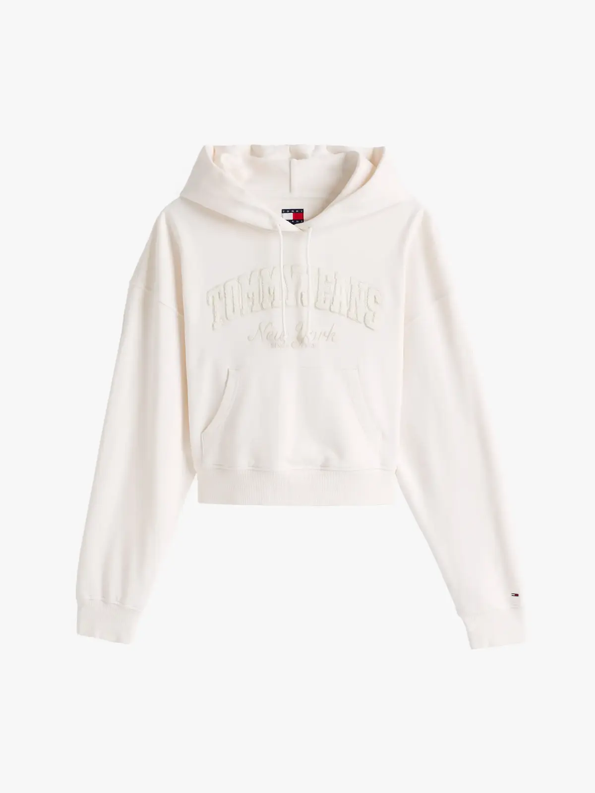 Tommy Hilfiger TJW BOXY CRP GMD VAR, YBH Krem Kadın Sweatshirt