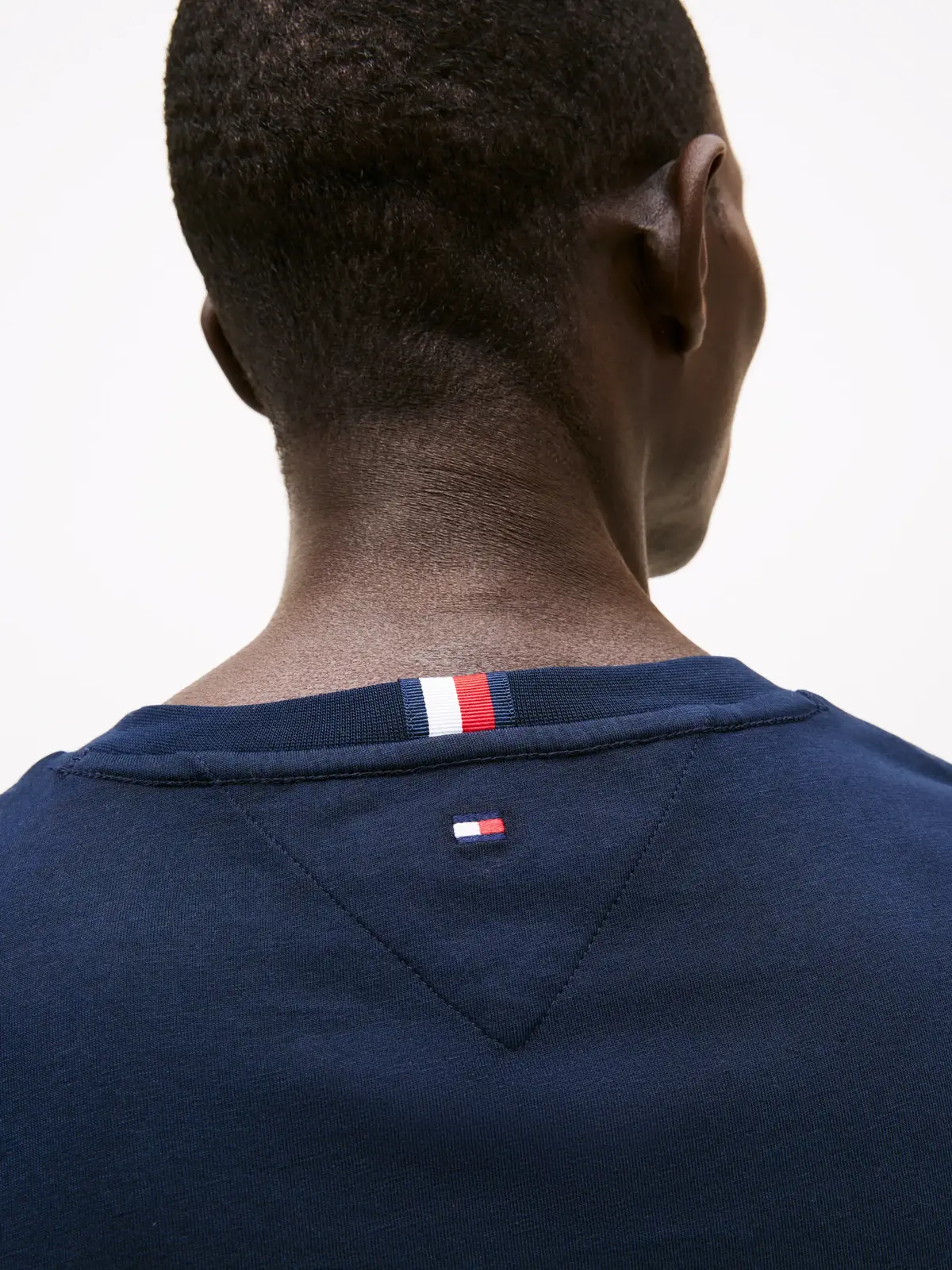 Tommy Hilfiger TOMMY LOGO TIPPED TE, DW5 Siyah Erkek T-Shirt & Polo