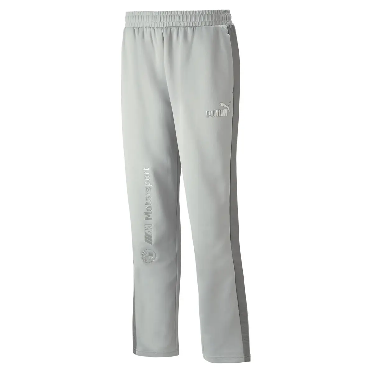 Puma BMW MMS Mono Chrome Pants Flat Erkek Gri Eşofman Altı