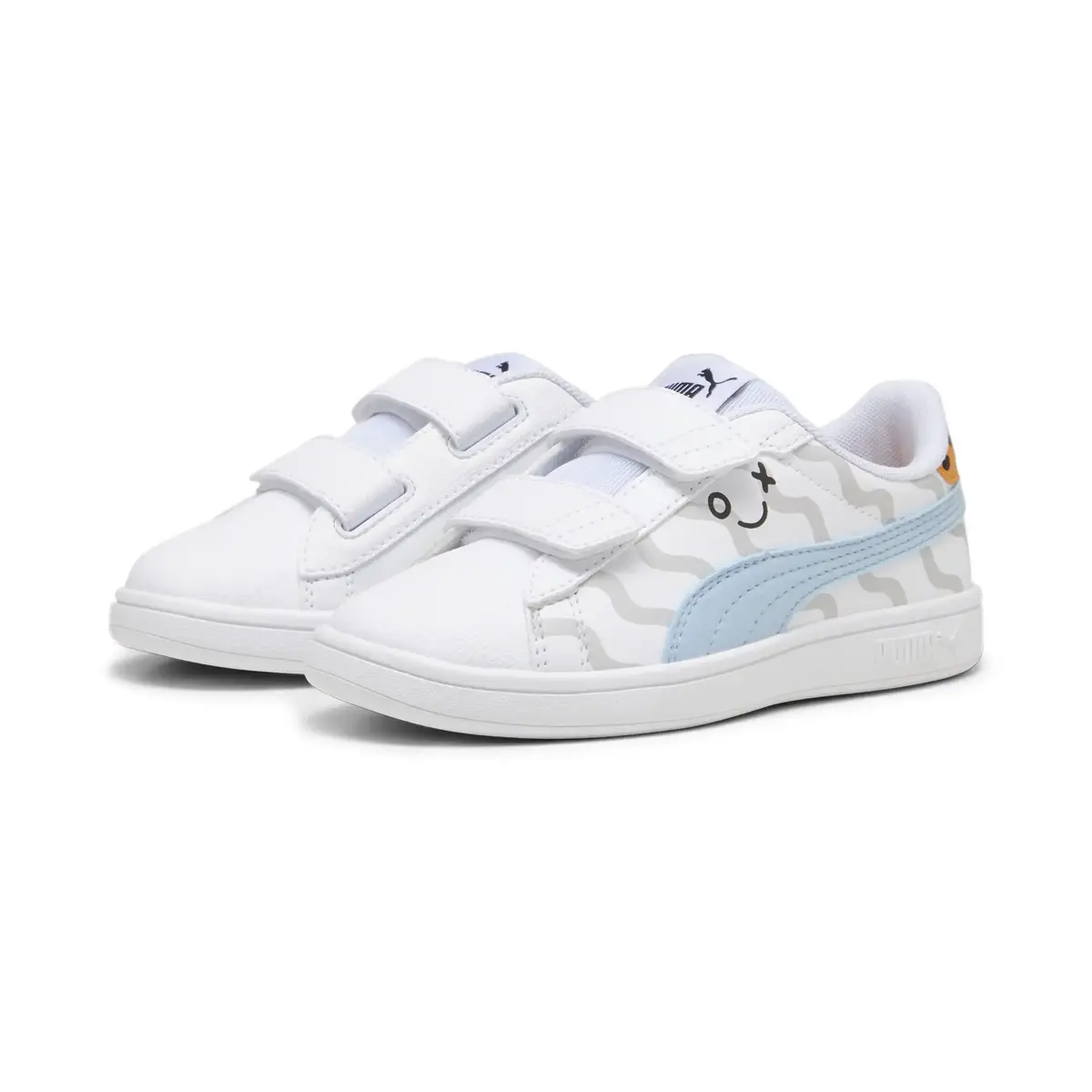 Puma Smash 3.0 L Mix mtch VPS Beyaz Çocuk Günlük Spor Ayakkabı