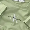 Calvin Klein MICRO MONOGRAM TOP Kadın Yeşil T-Shirt