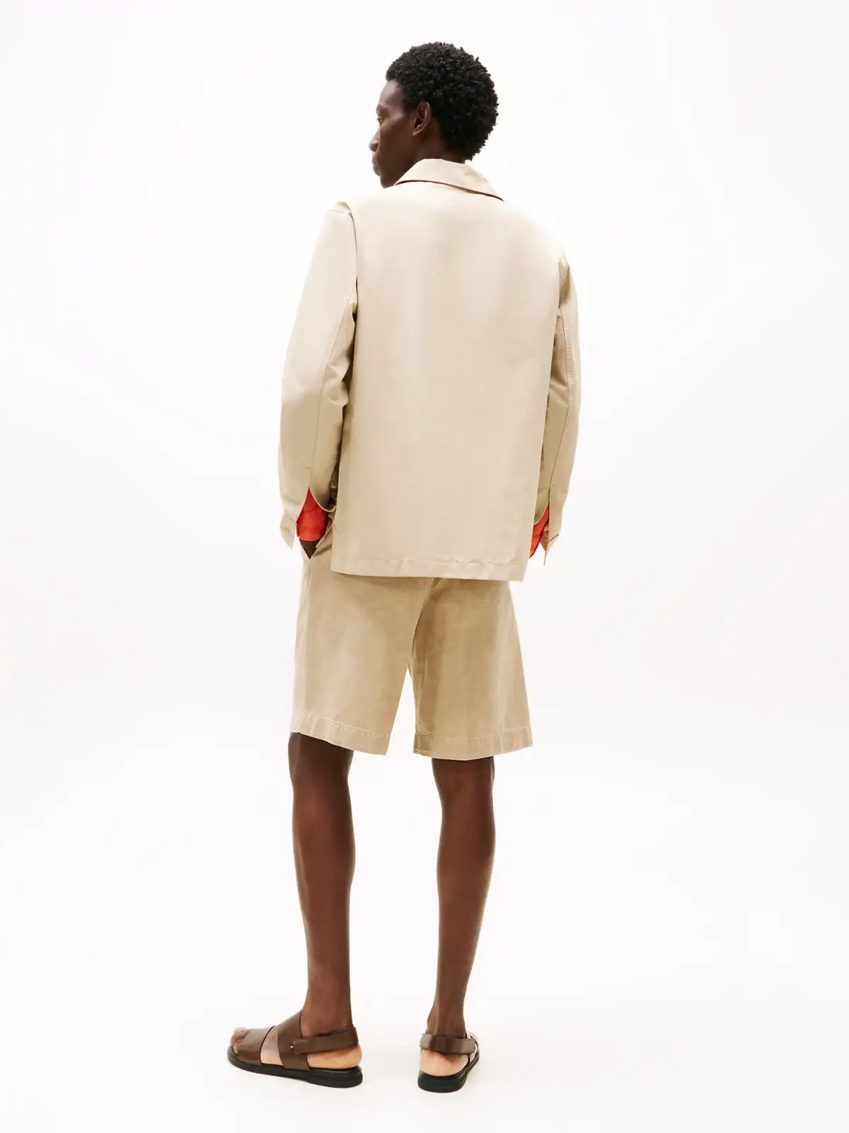 Tommy Hilfiger DC PERFORMANCE LI SH, RBT Bej Erkek Gömlek