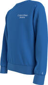 Calvin Klein CKJ STACK LOGO SWEAT Erkek Mavi Sweatshirt