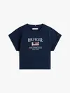 Tommy Hilfiger HILFIGER SEQUINS FLA, C1G Lacivert Kız Çocuk T-Shirt & Polo