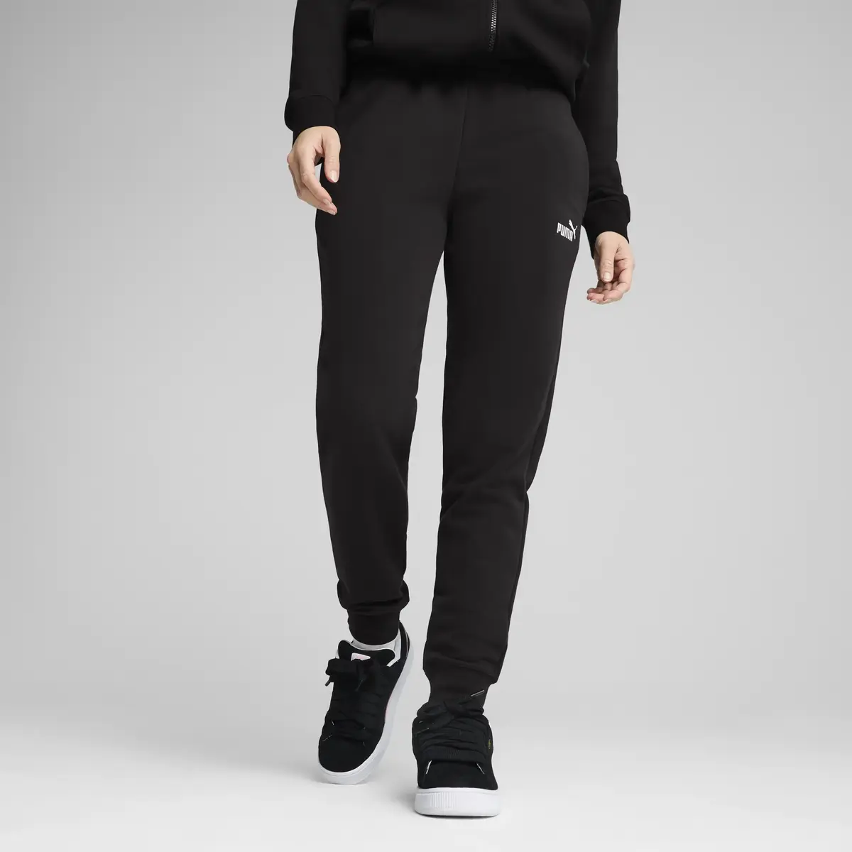 Puma ESS Small No. 1 Logo Sweatpants TR cl Siyah Kadın Eşofman Altı