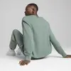 PUMA WARDROBE ESS Relaxed Crew Yeşil Erkek Sweatshirt