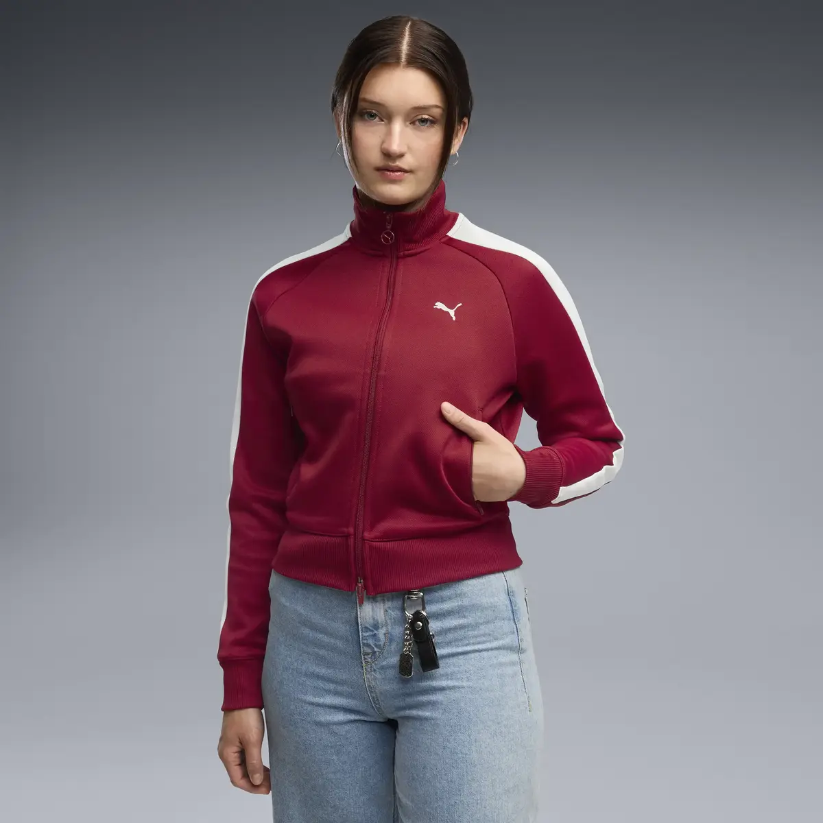 Puma T7 Jacket Kırmızı Kadın Ceket