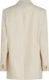 Tommy Hilfiger VISCOSE LINEN RELAXE, 03N Krem Kadın Ceket