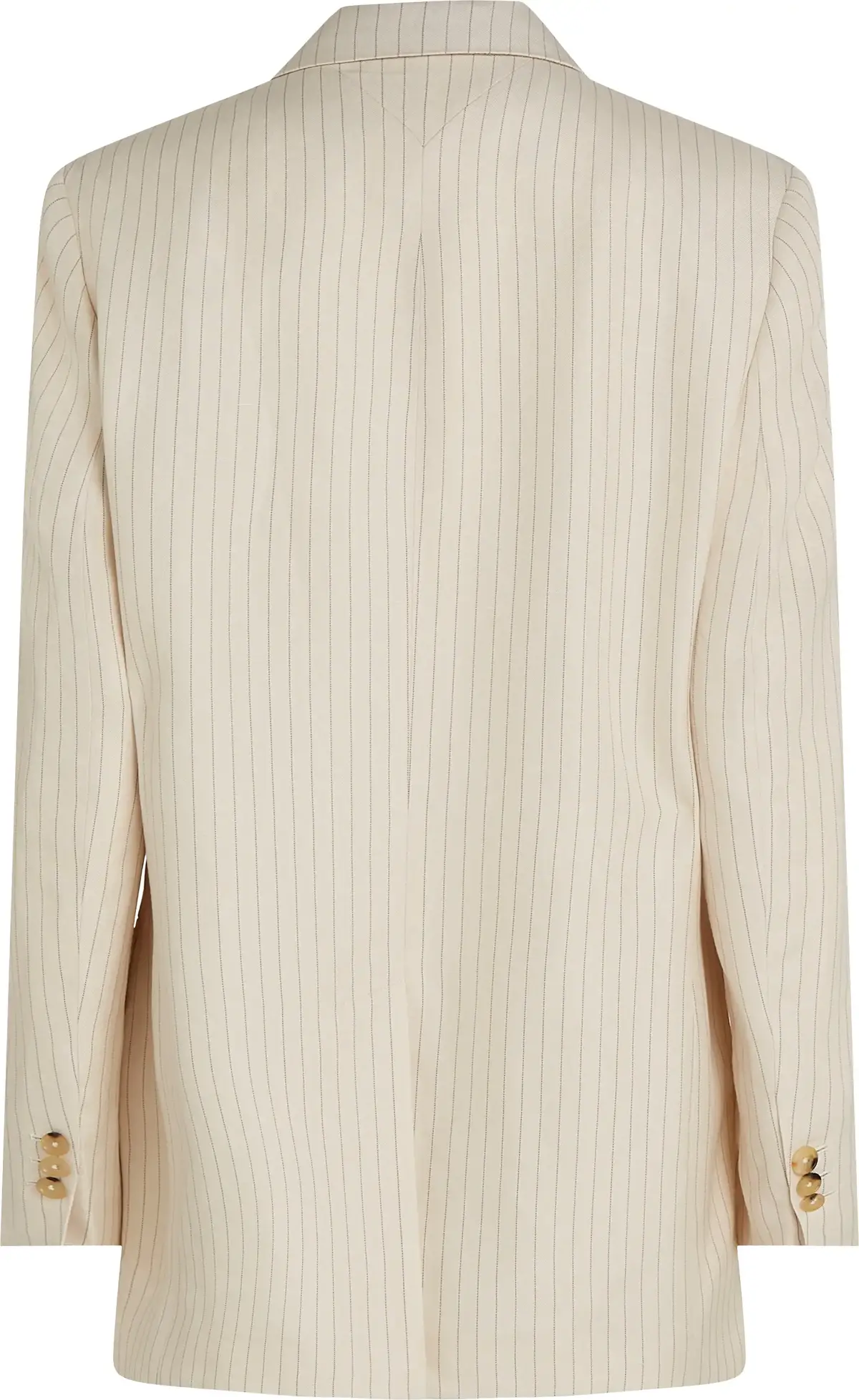 Tommy Hilfiger VISCOSE LINEN RELAXE, 03N Krem Kadın Ceket