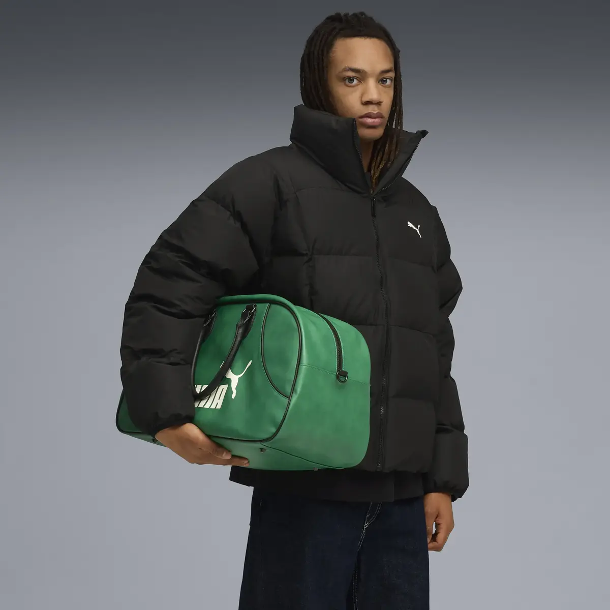 Puma Synthetic Puffer Jacket Siyah Erkek Mont