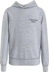 Calvin Klein CKJ STACK LOGO HOODI Erkek Gri Hoodie