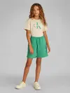 Calvin Klein NEW INST. LOGO SHORT Yeşil Çocuk Şort