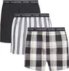 Calvin Klein SLIM FIT BOXER 3PK Erkek Siyah Boxer Set