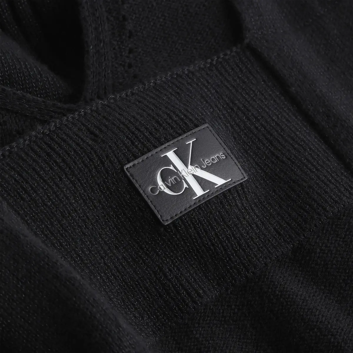 Calvin Klein BACK BUCKLE SWEATER Kadın Siyah Elbise