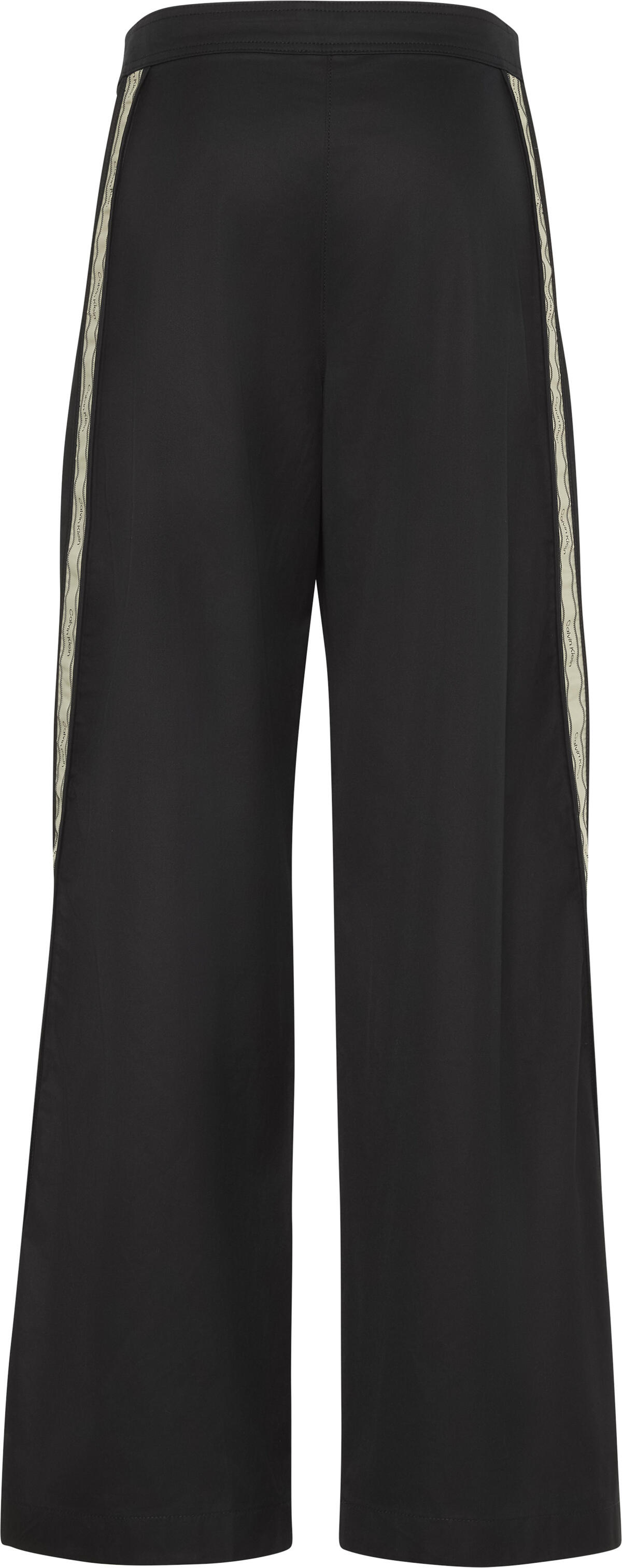 Calvin Klein COTTON TWILL AOP LOGO STRIPE PAN Siyah Kadın Pantolon Calvin Klein COTTON TWILL AOP LOGO STRIPE PAN Siyah Kadın Pantolon