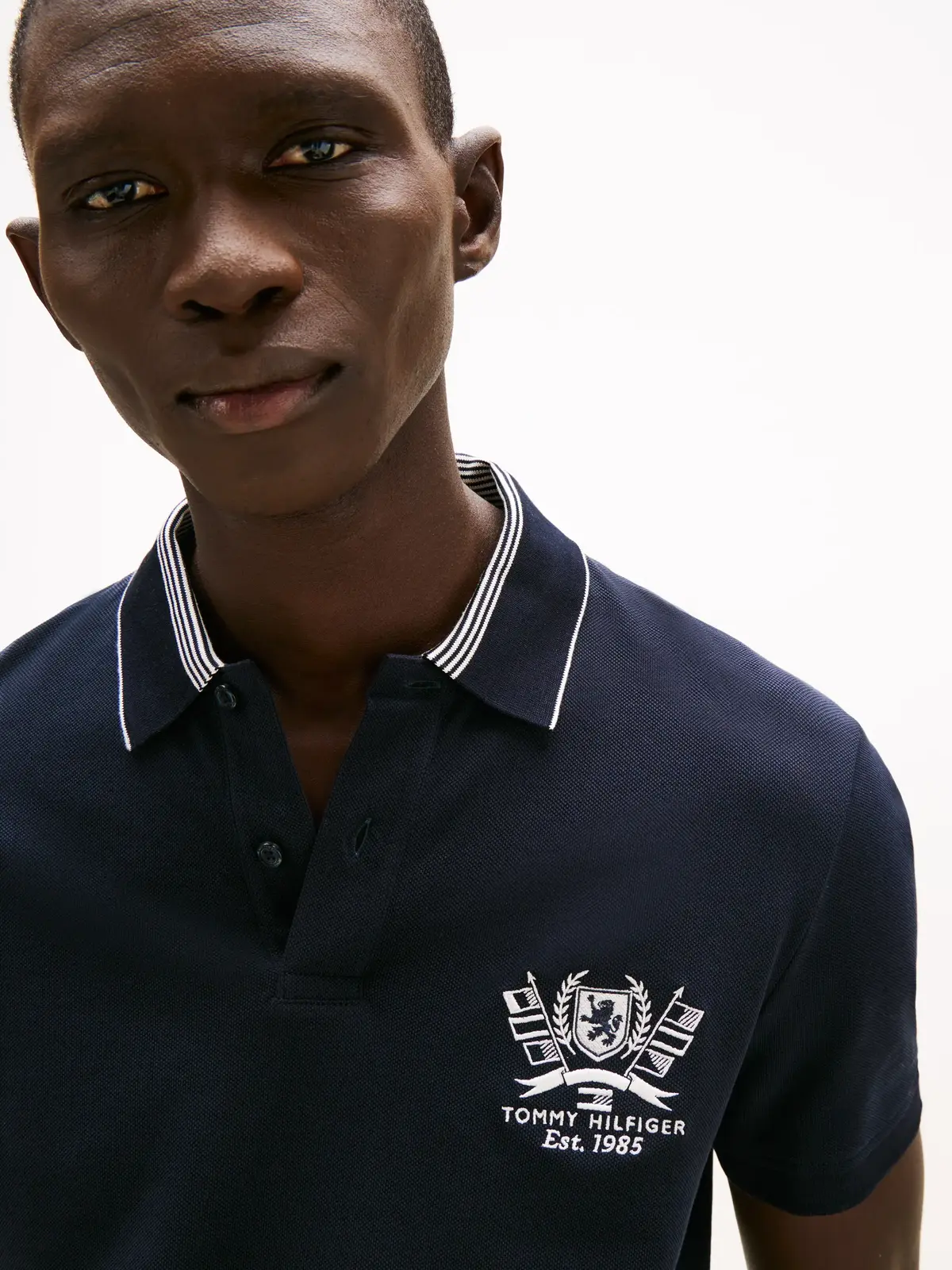 Tommy Hilfiger ICON REG POLO, DW5 Siyah Erkek T-Shirt & Polo