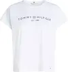 Tommy Hilfiger MDRN CAP SLV CORP LO, YCF Beyaz Kadın T-Shirt & Polo