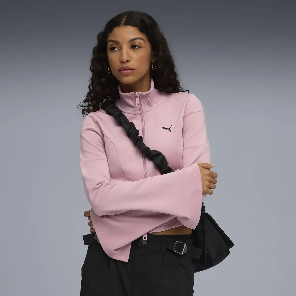 Puma DARE TO Slim Track Jacket Pembe Kadın Ceket
