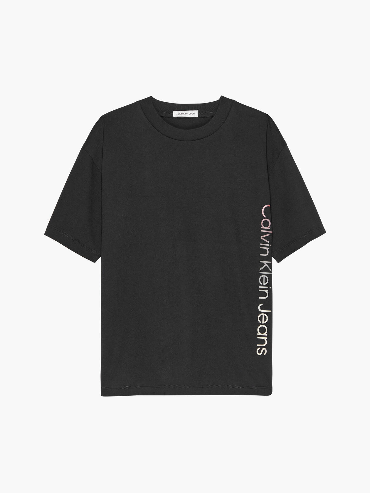 Calvin Klein GRADIENT INSTITUTION Erkek Siyah T-Shirt