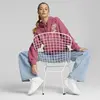 Puma Downtown Oversized Hoodie Pembe Kadın Sweatshirt