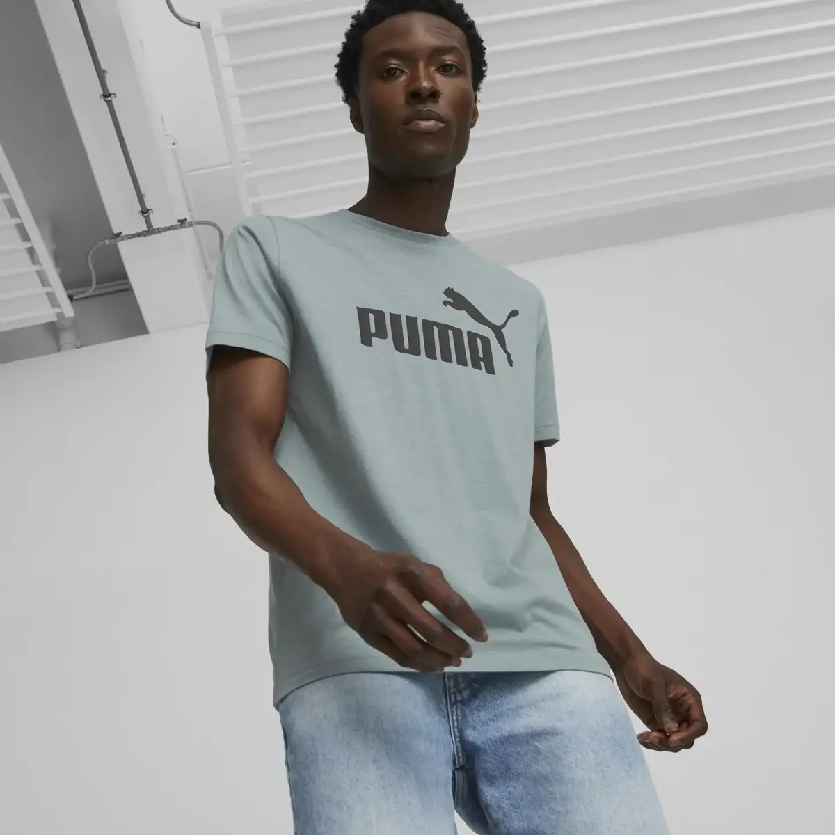 Puma Ess Heather Tee Siyah Erkek T-shirt