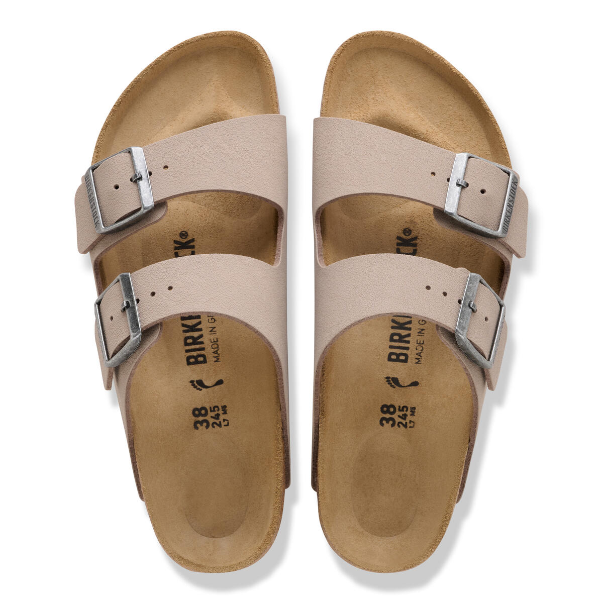 Birkenstock ARIZONA BF NU Açık Kahve Kadın Çift Bantlı Terlik
