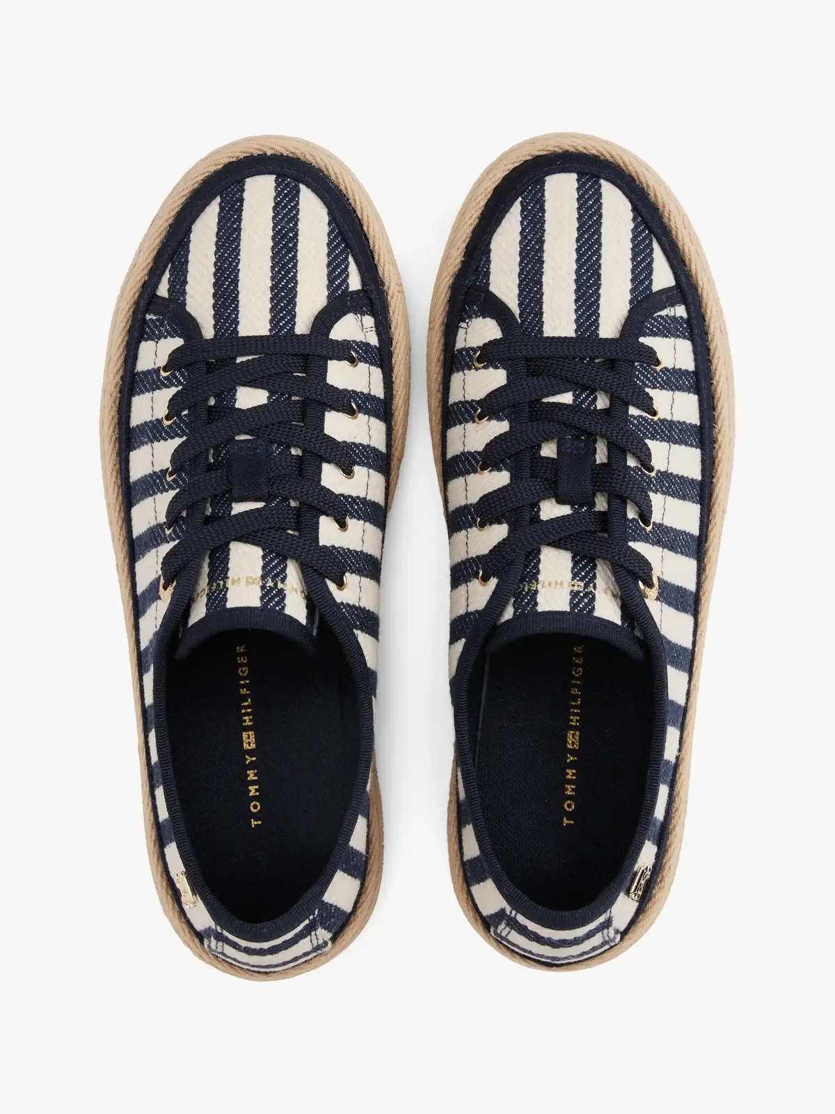 Tommy Hilfiger VULC ROPE SNEAKER IT, 0GZ Lacivert Kadın Spor Ayakkabı & Sneaker
